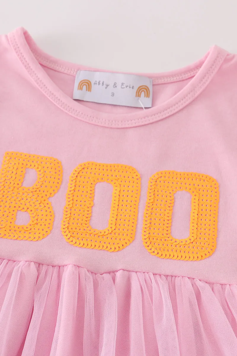 Pink Boo Sequin Dress