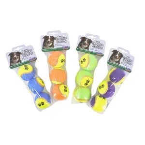 Play Pet Paw Print Tennis Balls | Pack of 3