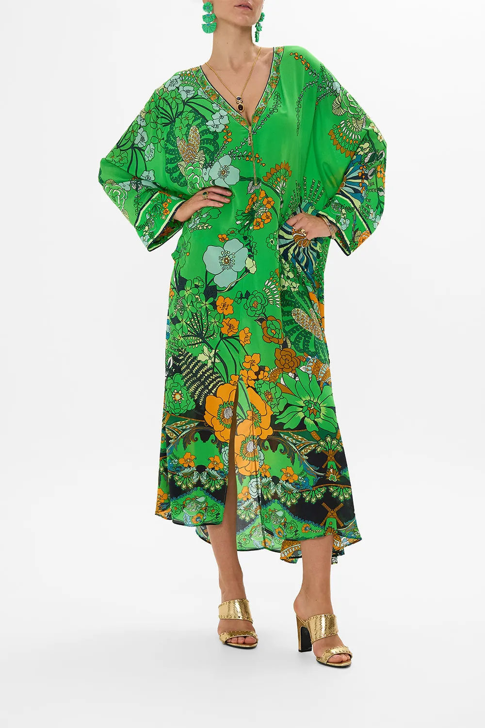 POCKET KAFTAN WITH ZIP GOOD VIBES GENERATION