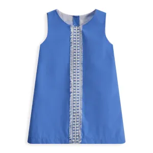 Polly Shift Dress -- Lapis