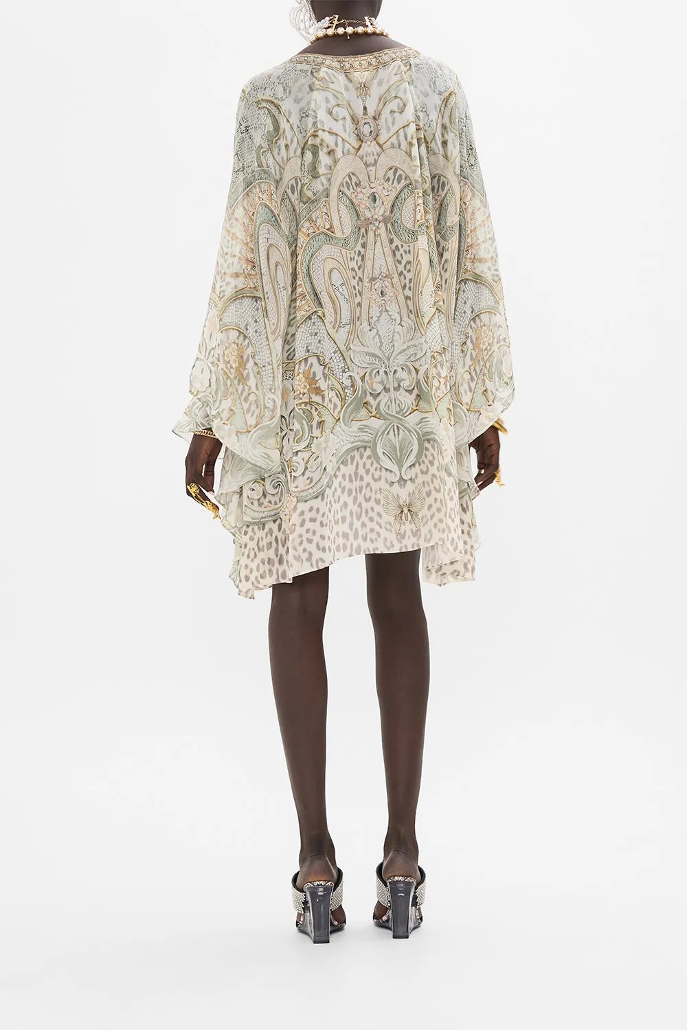 RAGLAN SLEEVE FLARED KAFTAN IVORY TOWER TALES