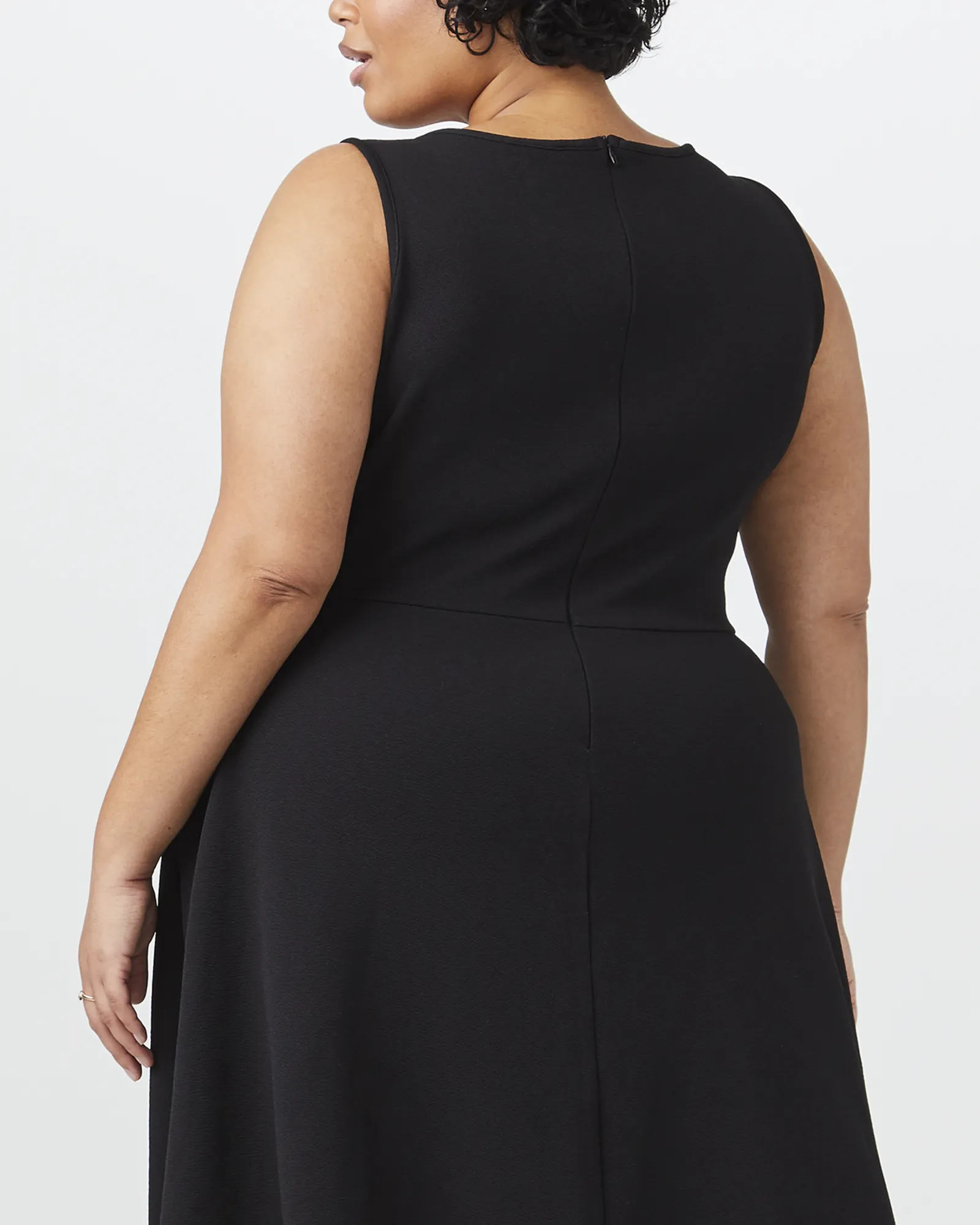 Rosemary Fit and Flare Dress  | Black