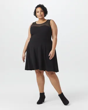 Rosemary Fit and Flare Dress  | Black