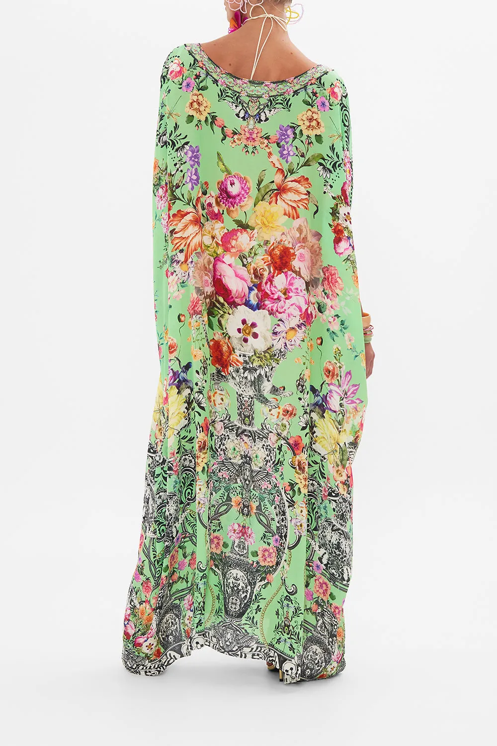 ROUND NECK KAFTAN PORCELAIN DREAM