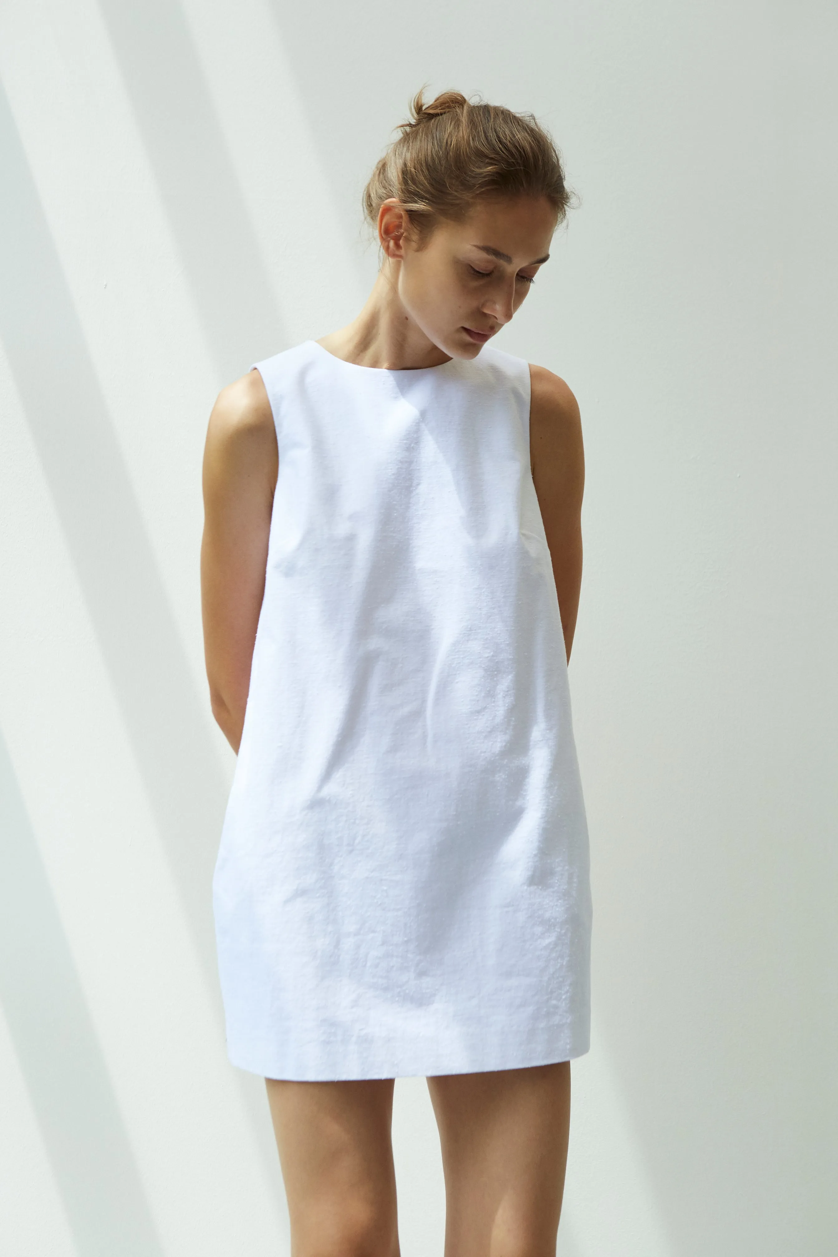 Shift Dress -- Organic Nepped Cotton
