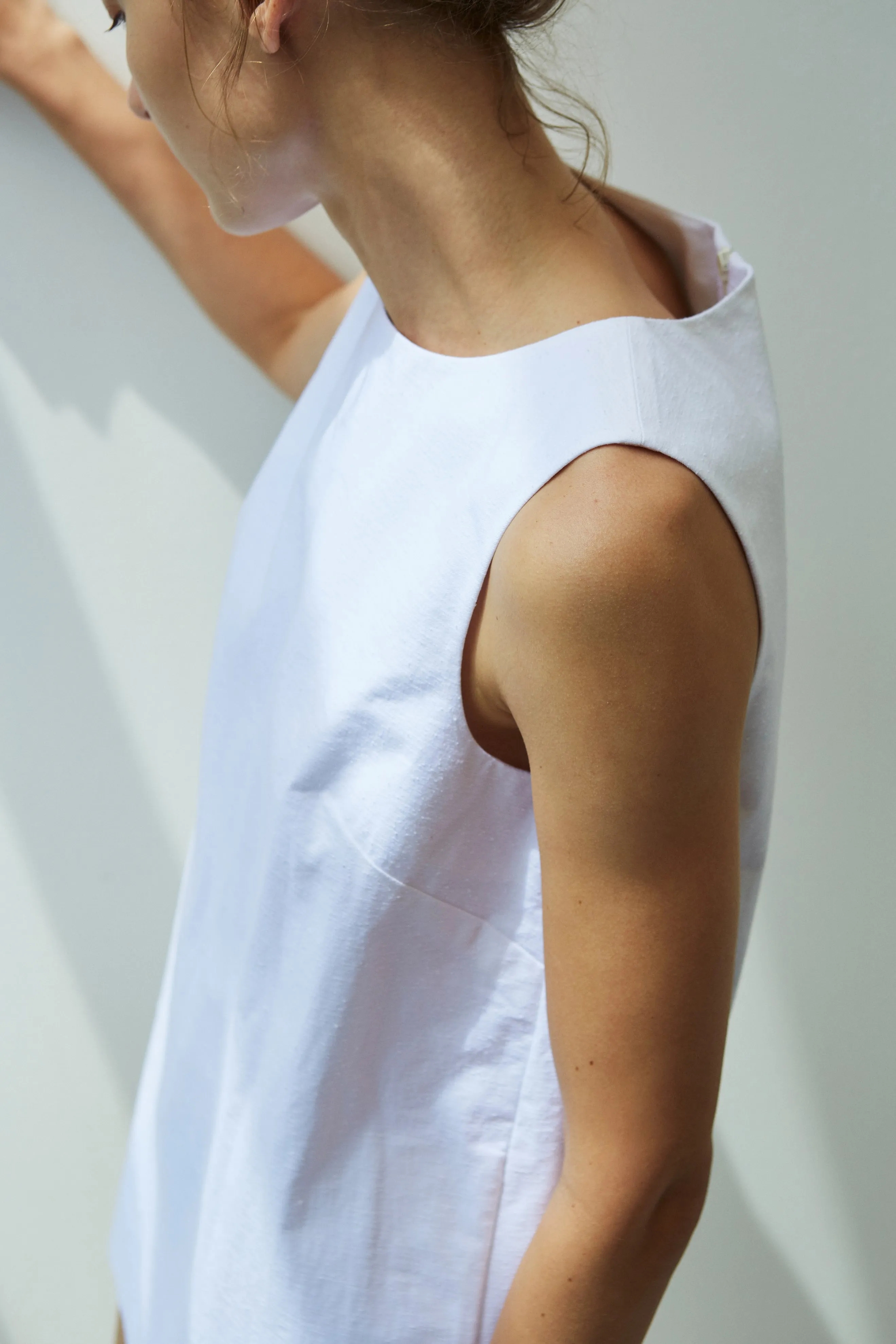 Shift Dress -- Organic Nepped Cotton