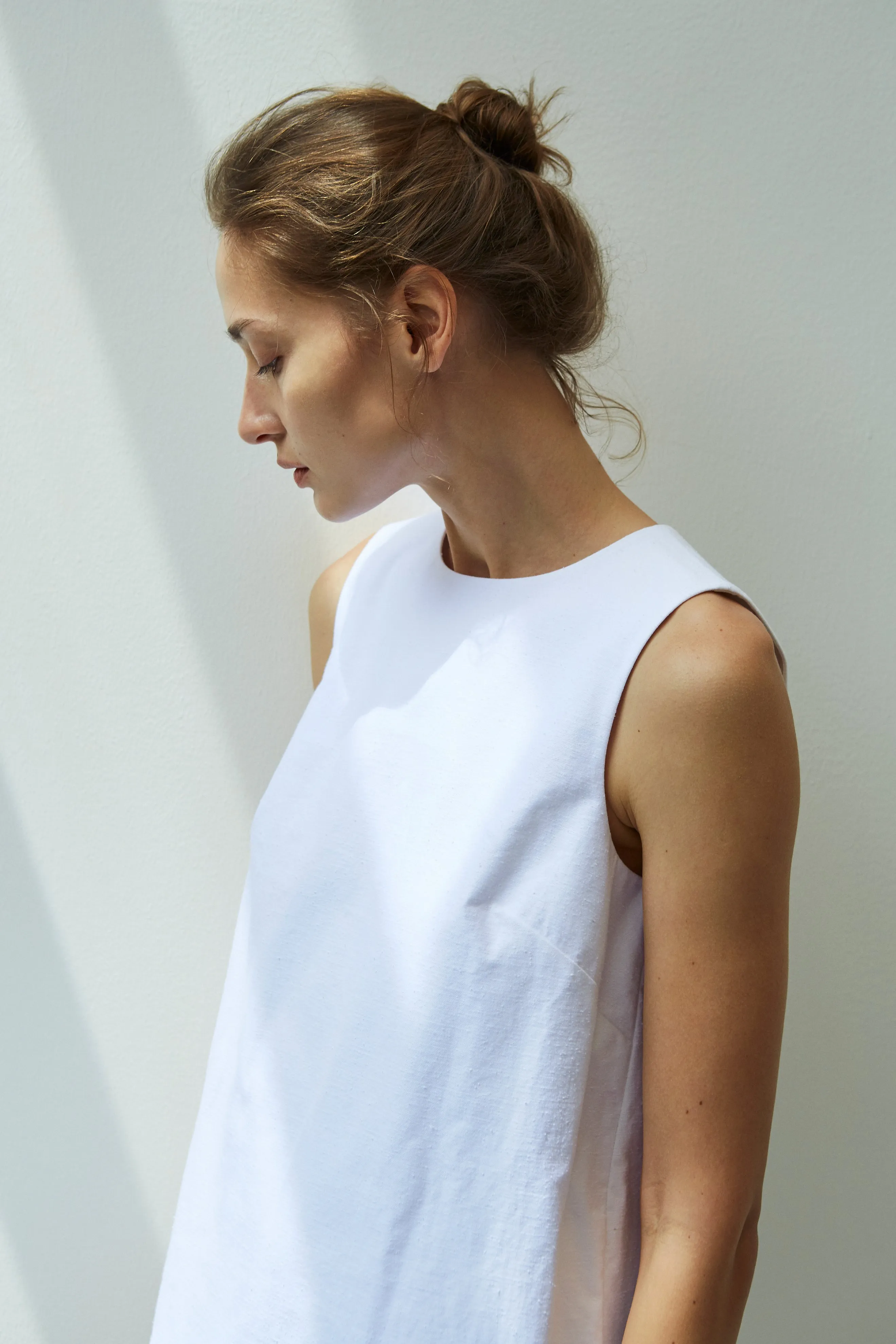 Shift Dress -- Organic Nepped Cotton