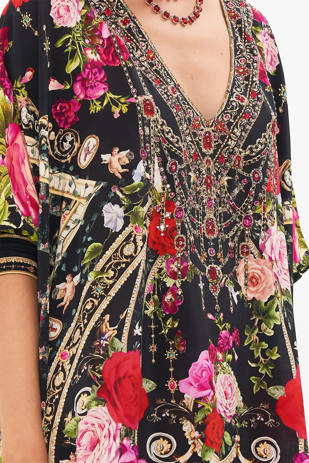 SHORT KAFTAN WITH CUFF RESERVATION FOR LOVE
