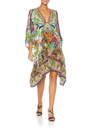 SHORT KAFTAN WITH HARDWARE CHAMPAGNE COAST