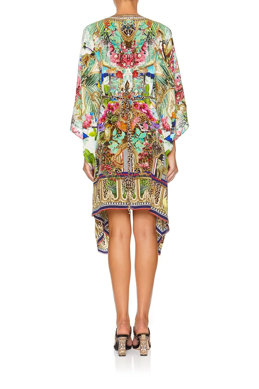 SHORT KAFTAN WITH HARDWARE CHAMPAGNE COAST