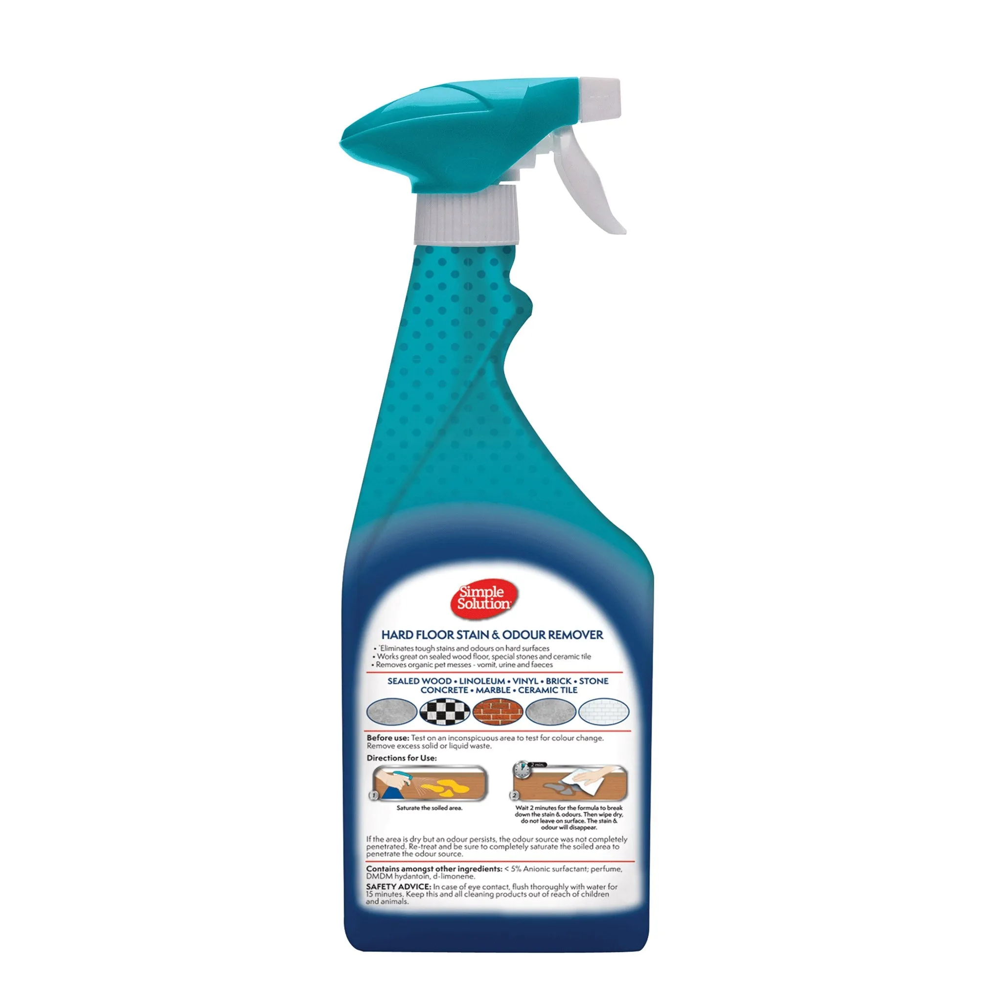 Simple Solution Hardfloor Stain & Odour Remover 750ml