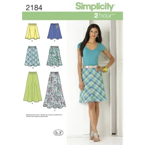 Simplicity Pattern 2184 Women's Skirts