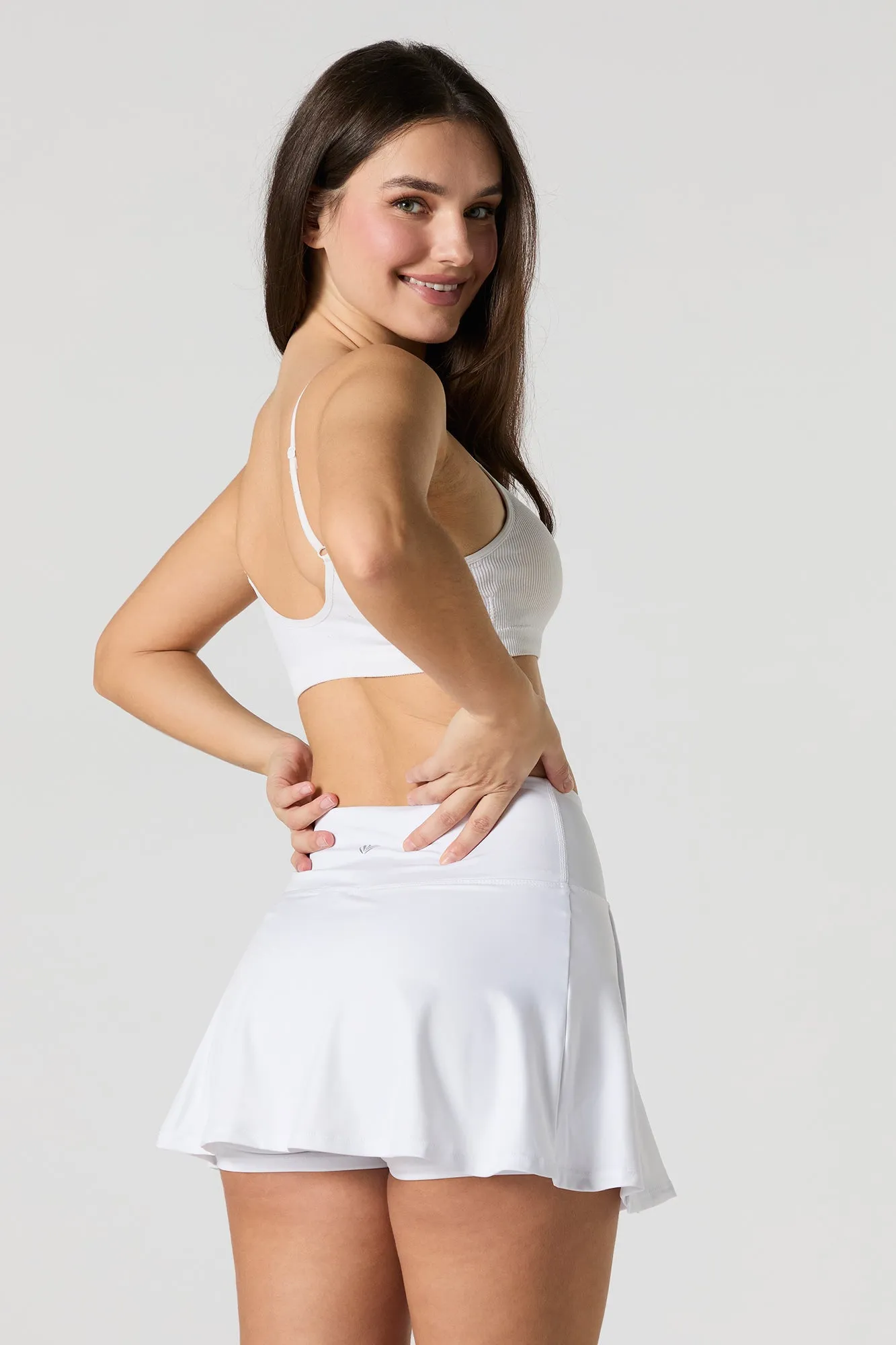 Solid Active Skort
