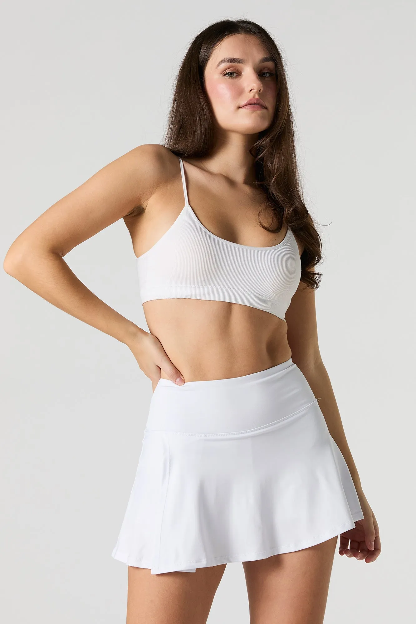 Solid Active Skort