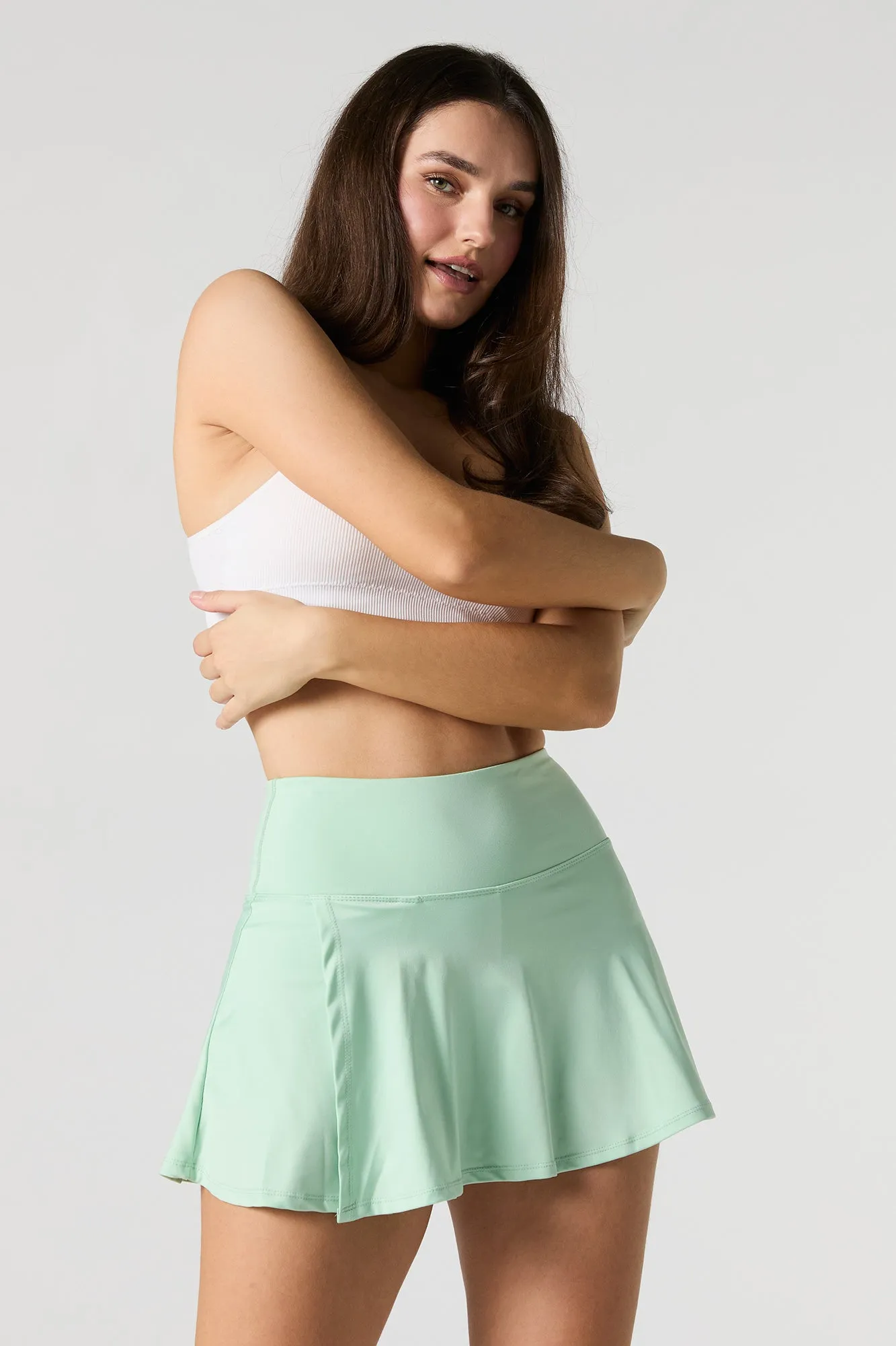 Solid Active Skort