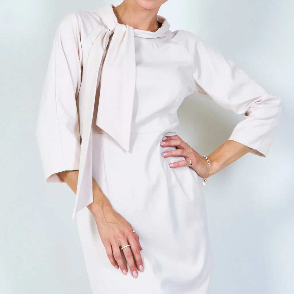 Sophisticated bow-tie sheath dress wholesale