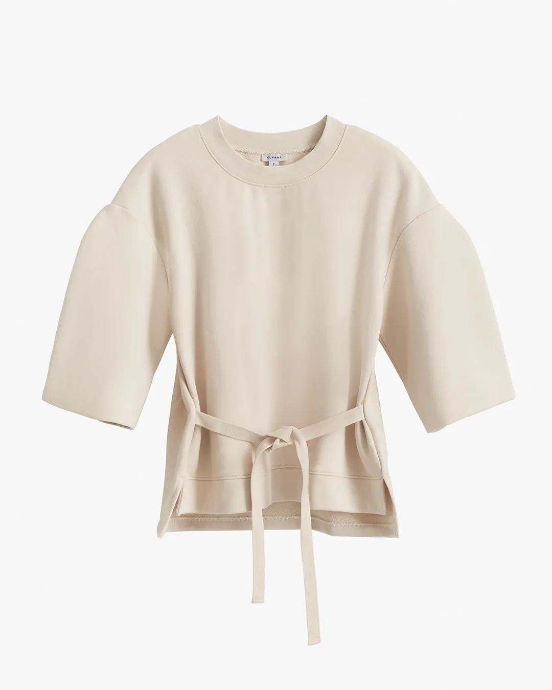 Terry Sculpted Sleeve Sweatshirt
