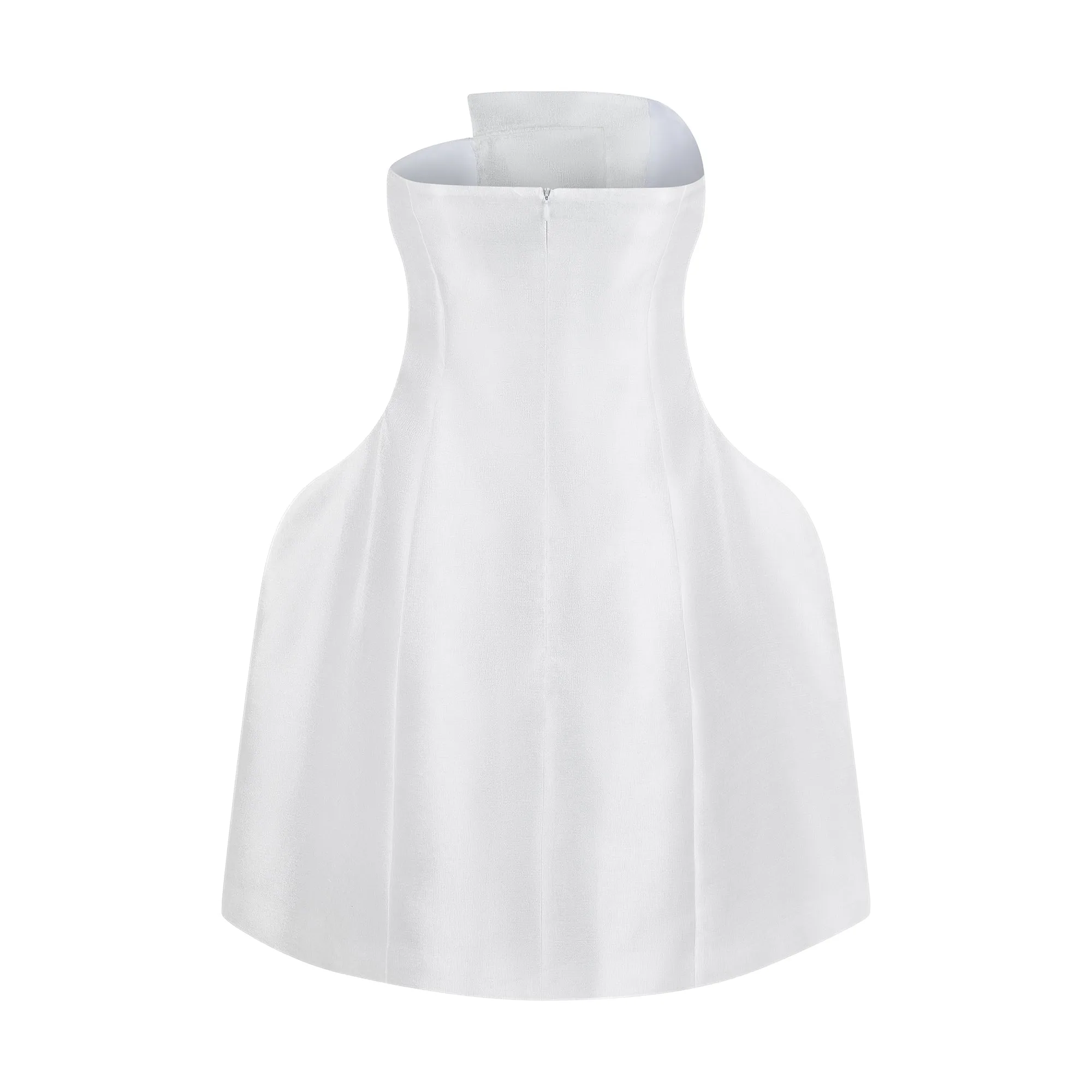 THE ALIGER STRAPLESS DRESS-IVORY