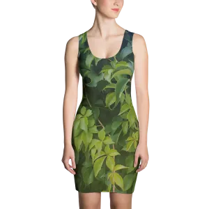 The EARTH LOVE Collection - "Valiant Virginia Creeper" Design Tank Dress