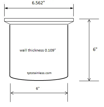 Tri-Clamp® Spool with Closed Rounded Bottom