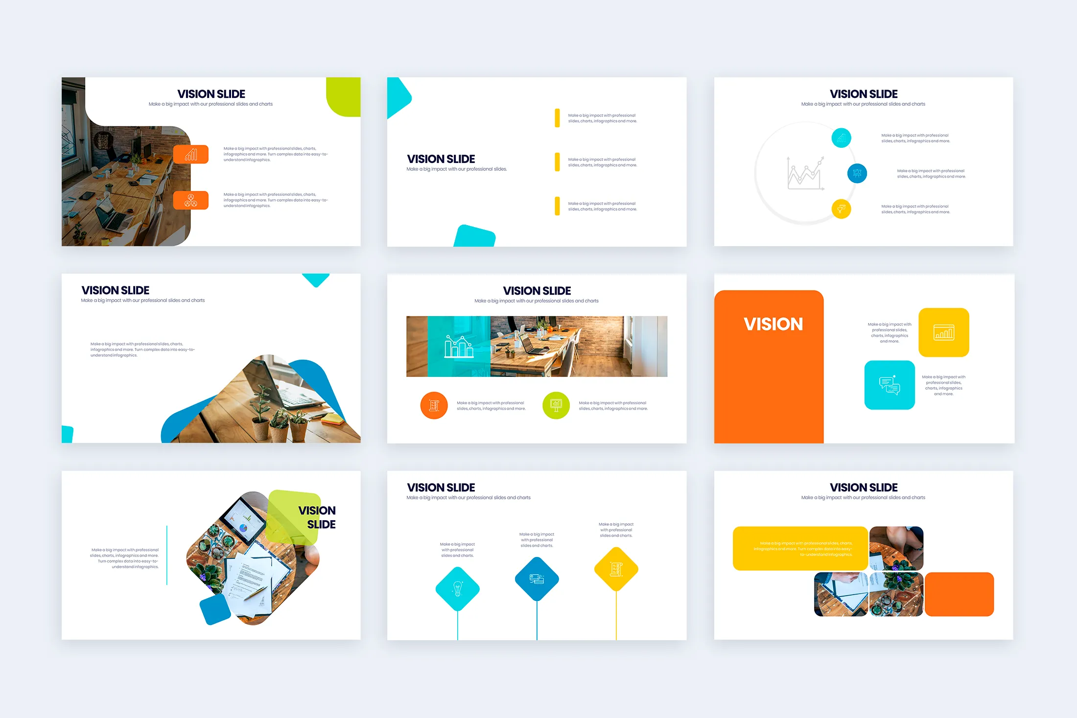 Vision Keynote Slides Template