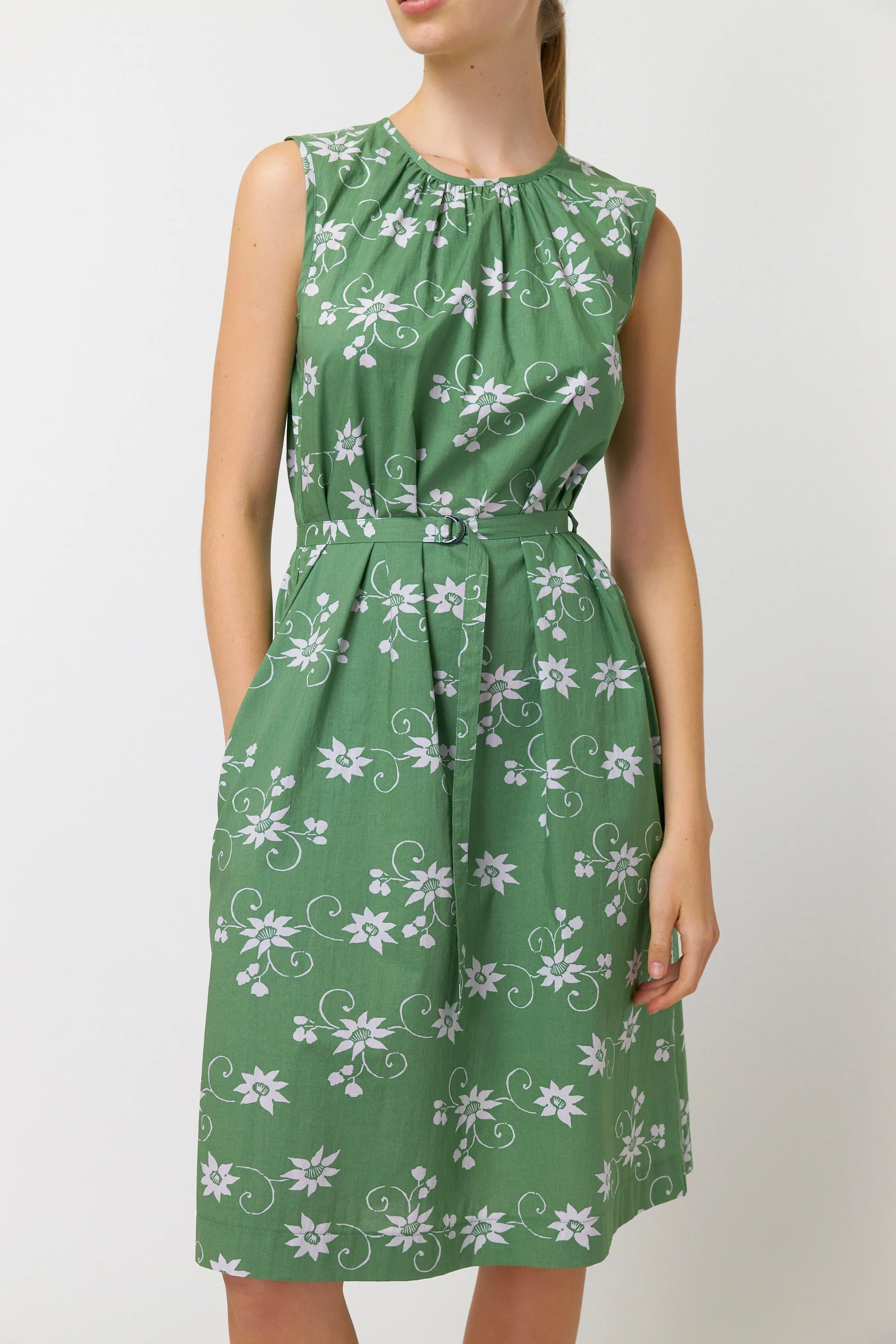 Water lily shift dress
