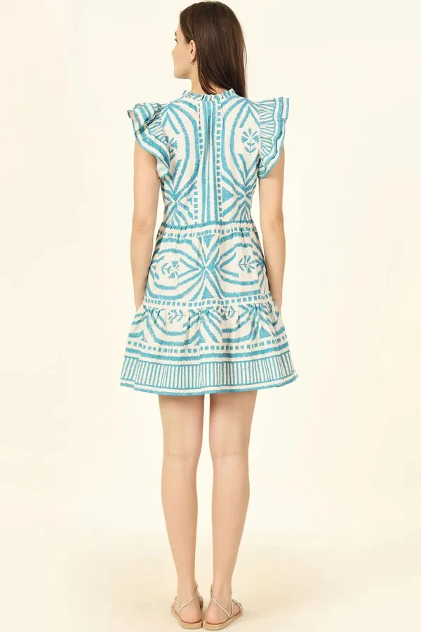 WIlora Mini Dress -Jolie Lagoon