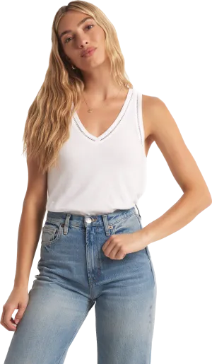 Z SUPPLY Vagabond Lace Trim Tank